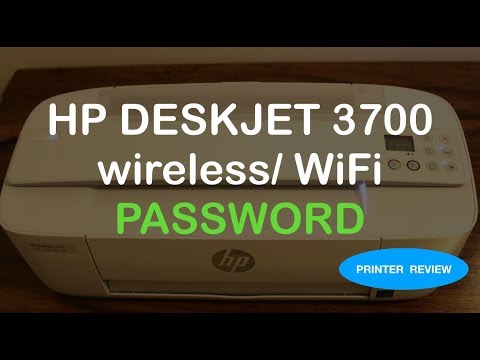 HP Deskjet 3700 Wireless / WiFi Password review.