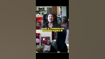 Adapt had to try Yourrage’s chair bounce 😂 #faze #fazeadapt #shorts