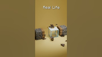 Minecraft vs Real Life 3D Simulations: Part 5 🔥🔥🔥