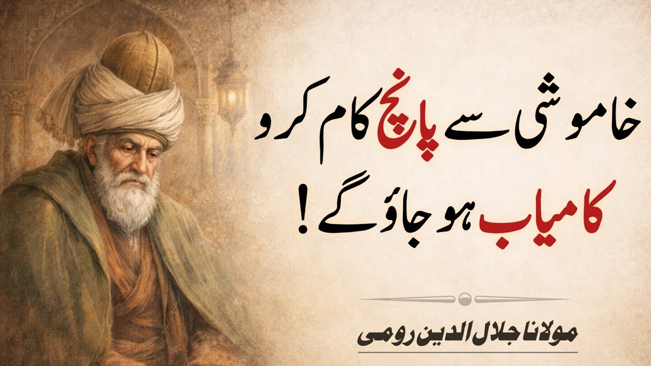 5 Silent Habits That Lead to Success Rumi-Inspired Wisdom