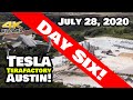 Tesla Gigafactory Austin in 4K on 7/28/20 - Tesla Terafactory Austin Texas Drone Footage