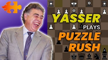 Yasser Seirawan tries PUZZLE RUSH for the first time!