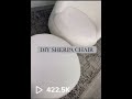 SHERPA CHAIR DIY | #SHORTS