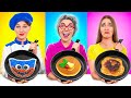 Reto De Cocina Yo vs Abuela | Gadgets y Trucos Secretos Fáciles de Multi DO Food Challenge