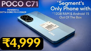 Get The Best Budget Friendly Smartphone In 2025 With Poco C71