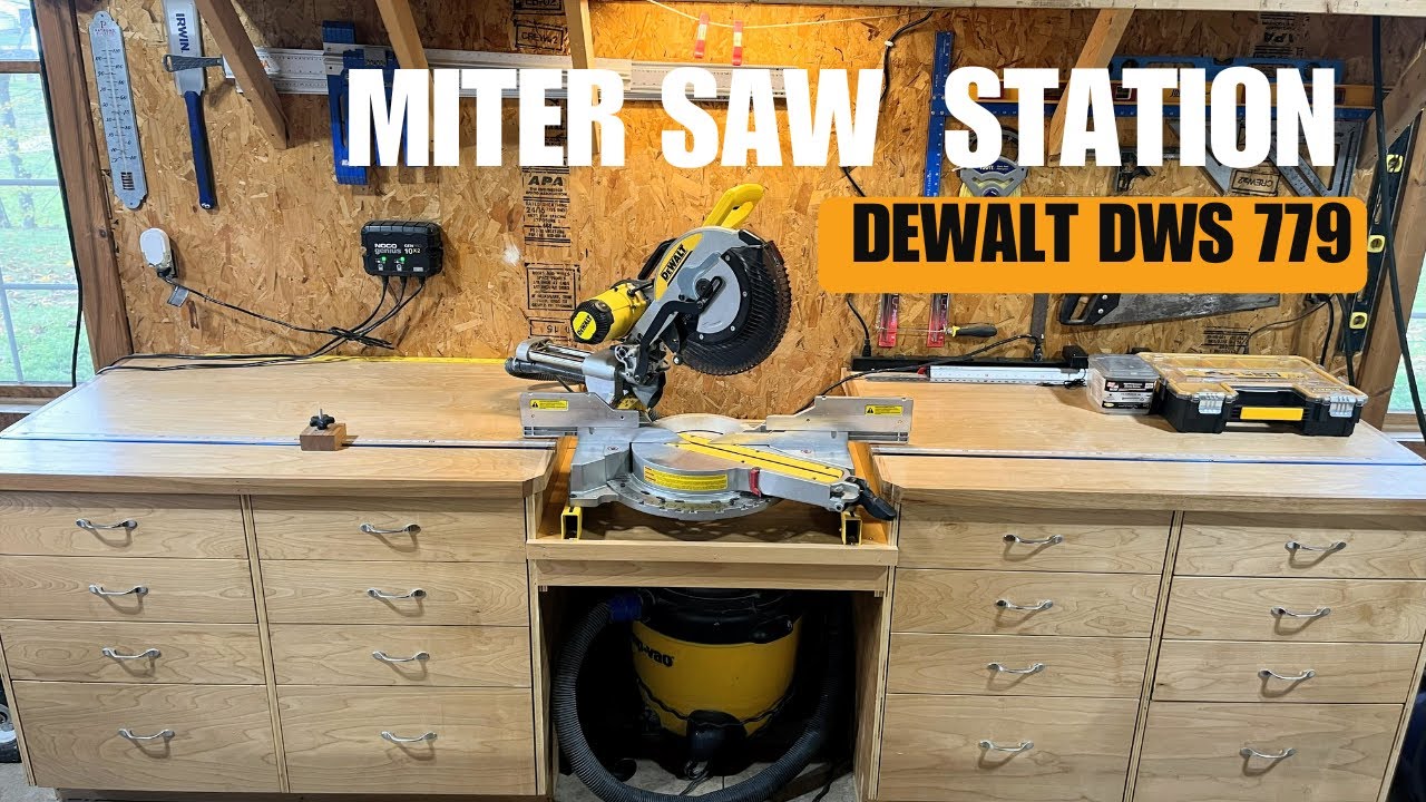 How To Build the for the Miter Saw Station with Drawers for