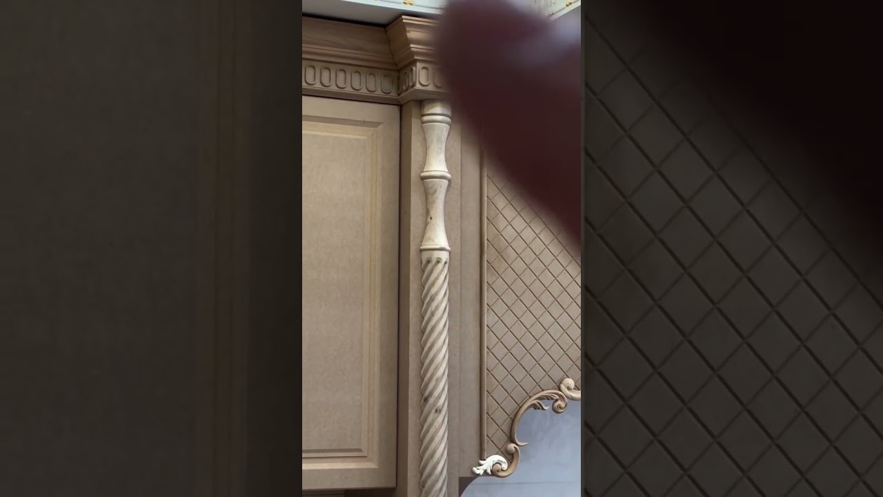 (پروژه کلاسیک قبل رنگ/Pre-painted classic cabinet project)