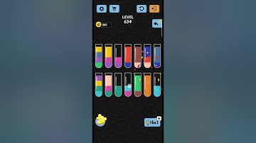 water color sort Level no 634 a best game walkthrough solution IOS/android
