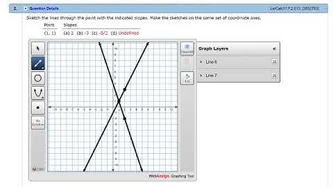 Graphing Lines on Webassign