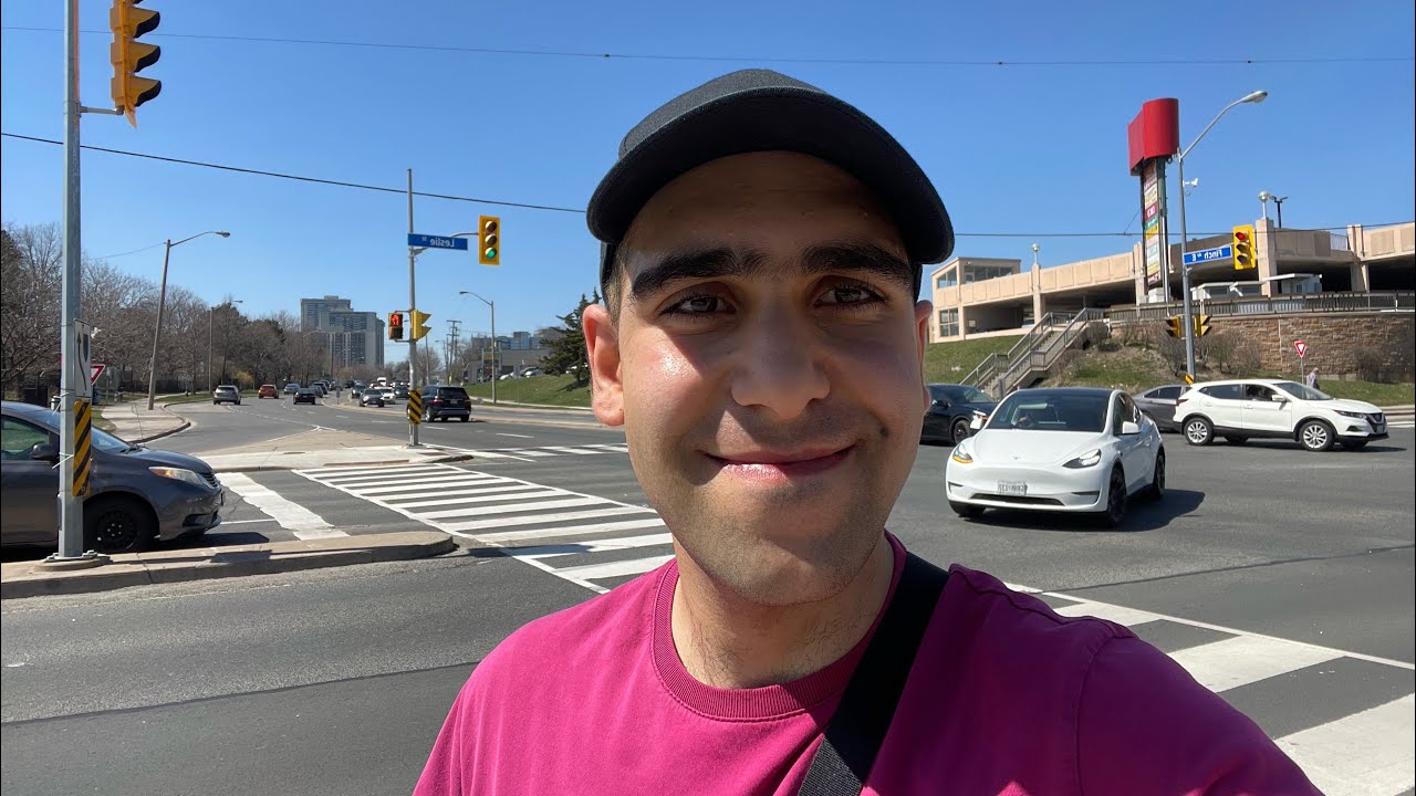 Toronto Walk: Walking South Along Leslie Street from Finch East to Leslie Station (April 14th, 2023)