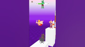 Squeezy Girl Jump Merge Reverse Fun #93 #fun #mobilegame #amogus #shortsfeed #crush #shorts