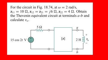 Calculate thevenin equivalent between a and b and calculate Vo