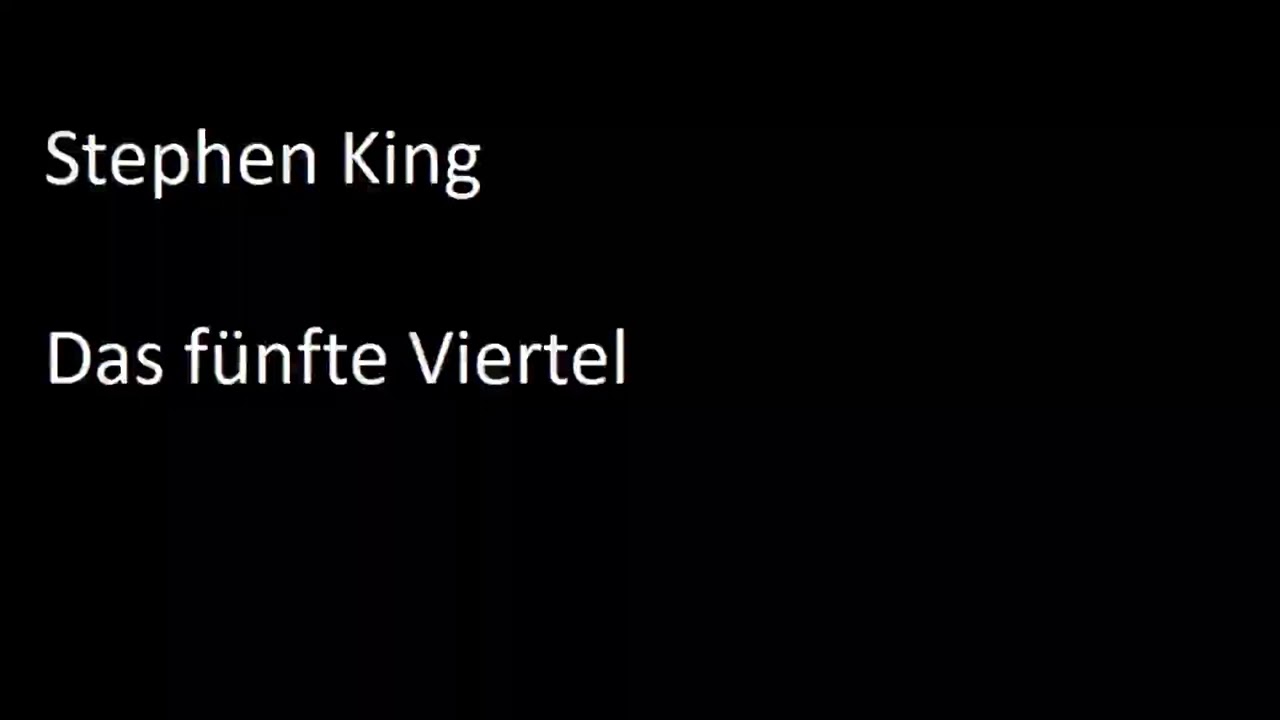 Stephen King - Das fünfte Viertel