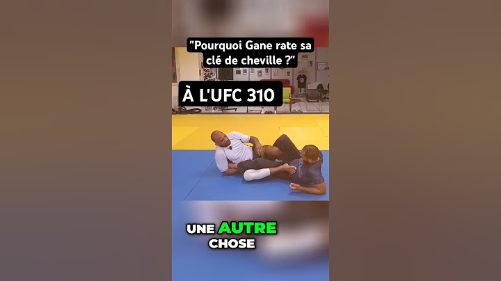 la clé de cheville ratée de  Gane face à Volkov à l'UFC 310." vidéo complète sur ma chaîne YouTube