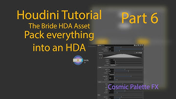 Houdini Tutorial The Bridge HDA Asset P6 : Pack everything into an HDA