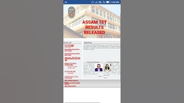 VERY GOOD NEWS /ASSAM TET RESULTS RELEASED /2021/ WEBSITE UPDATE /