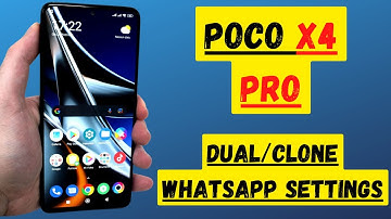 Poco X4 pro How to install Dual/Clone WhatsApp || install two whatsapp