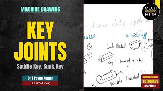 KEY JOINTS | Machine Drawing Tutorials | Chapter 11