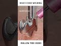 Daily cold welding #stickwelding #weldingprocess #drillingtools #walding #tigweldingaluminum