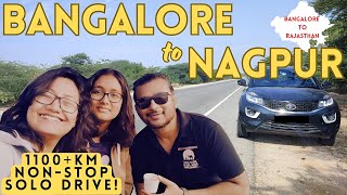 NONSTOP BANGALORE TO NAGPUR BY ROAD! Bangalore to Rajasthan Road Trip Day 1! Bangalore to Hyderabad