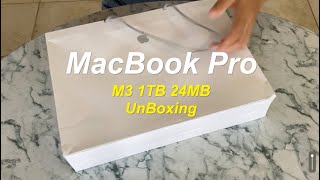 Macbook Pro M3 1TB 24MB Unboxing