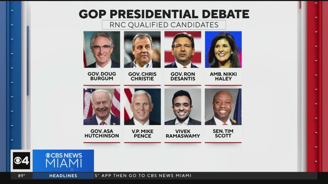 Republican presidential hopefuls ready for the debate stage - YouTube