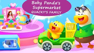 Baby Panda's Supermarket - Enjoy Fun Shopping with Quacky and His Dad | BabyBus Games screenshot 4