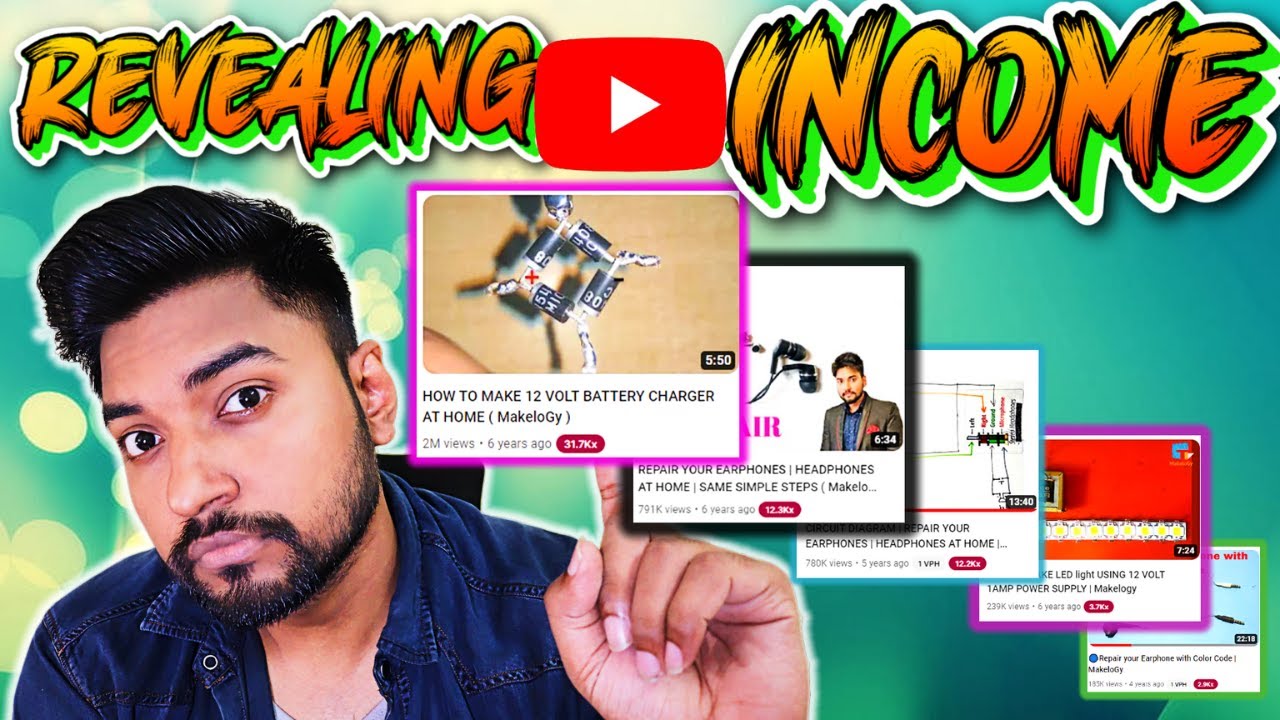 revealing My Top 5 Video income 🤑 - YouTube