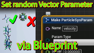 Set random particle vector parameter via blueprint and ParticleSysParam
