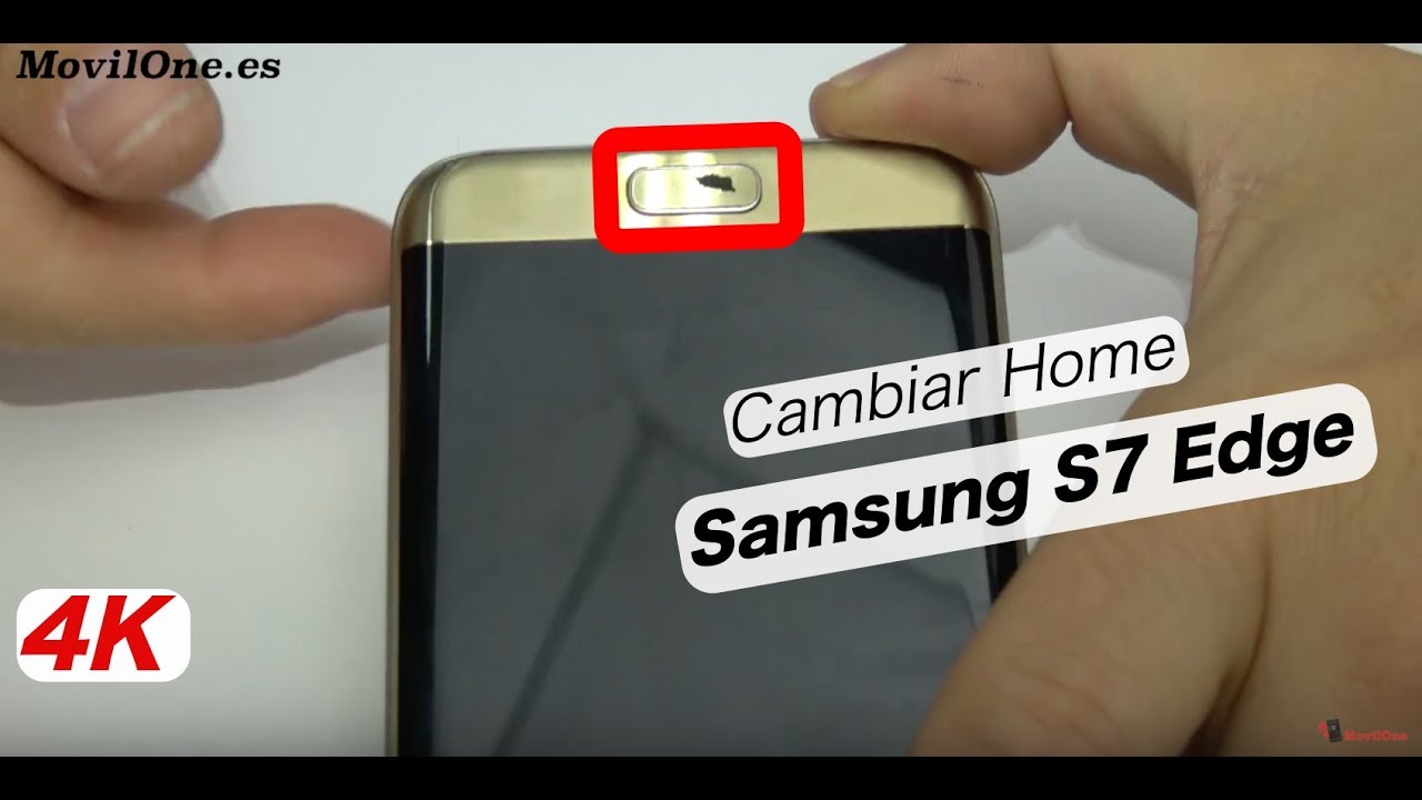 Samsung S7 Edge Boton Home no funciona - YouTube