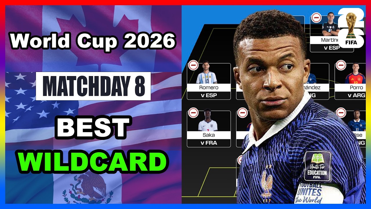 World Cup Fantasy: Matchday 8 | BEST WILDCARD TEAM | WC Fantasy