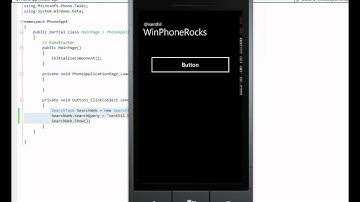 How to perform web search in Windows Phone using C# ?