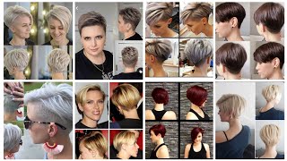 2026 Top TRENDING latest 200+ Short Stacked Bob pixie haircut today fashion #hairstyle 