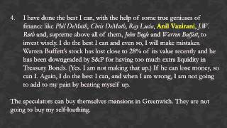 Celebrity Anil Vazirani Complaint? Not per Ben Stein Wealth