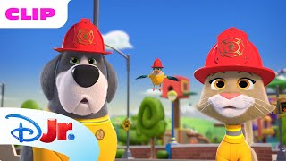 Firefighter In Trouble Pupstruction Disney Jr. Mena