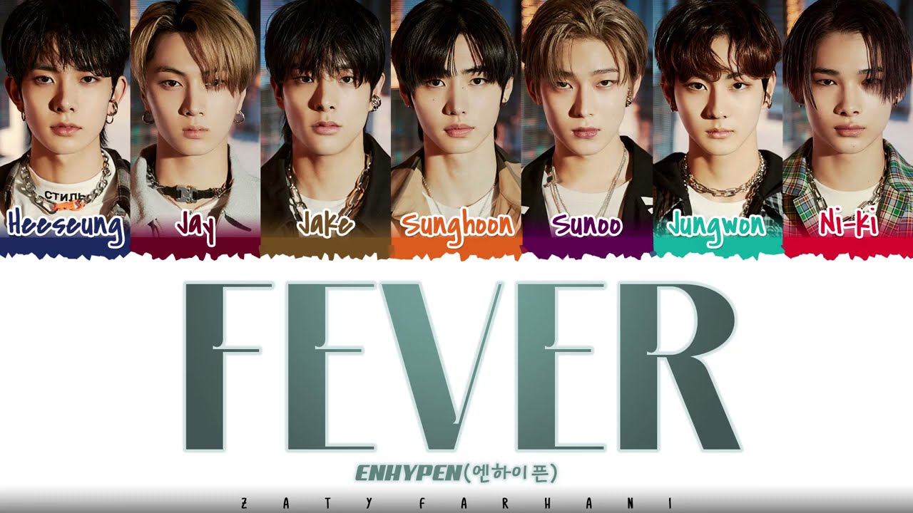 ENHYPEN  – 'FEVER' Lyrics [Color Coded_Han_Rom_Eng]