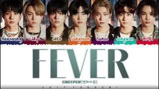 ENHYPEN  – 'FEVER' Lyrics [Color Coded_Han_Rom_Eng]