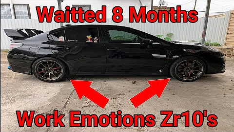 My Stuff Came In From Japan - Work Emotion's ZR10 Titanium Bronze (Perfect Fitment)