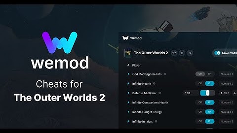 WEMOD Trainer Cheats For The Outer Worlds 2 #unlimitedhealth #unlimitedammo #noreload