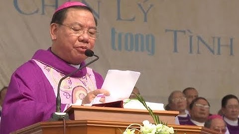 Bài Giảng Của Đức Cha Giuse Vũ VănThiên Tại Thánh Lễ An Táng Đức Cha Phanxico Xavie Nguyễn Văn Sang