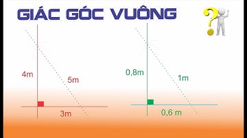Cách lấy góc vuông, giác móng nhà nhanh | How to get the right angle for the house foundation fast