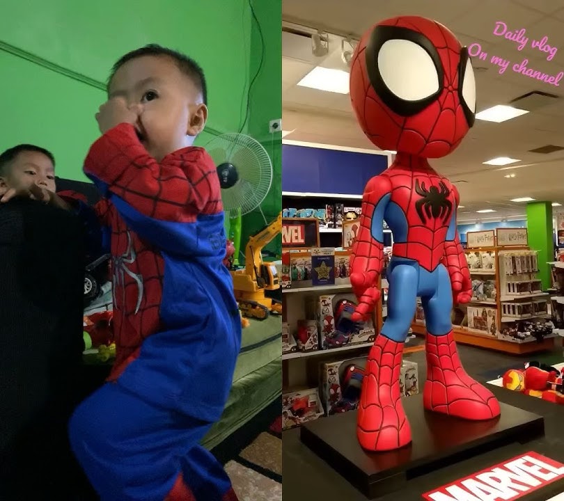 Kostum spiderman #spiderman #superhero #mainanviral #mainan