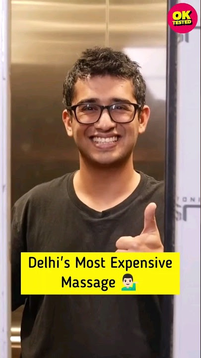 A massage worth ₹15,000! 😦