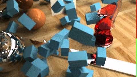 Real-time path traced photorealistic physics bricks with Brigade2