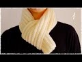 メンズかぎ編みマフラーの簡単な編み方・作り方（１）　diy easy crochet scarf tutorial