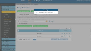 Grandstream IP PBX - Upload Custom Hold Music - ep102