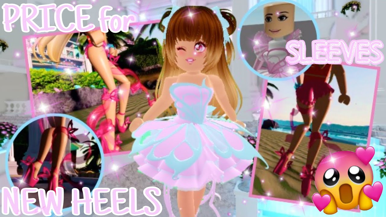 Price For New Butterfly Heels And Sleeves Animated Butterflies Roblox Royale High Tea And Leaks Youtube - roblox royale highcute easter outfit ideas youtube