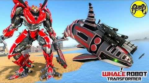 Whale Robot Transformation 2020: Shark Robot Game - Android Gameplay 1080p60