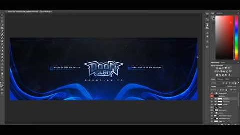 Free GFX: Free Esports Twitter Header Template PSD Link In Description