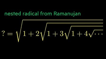 Nested radical1: Nested radical of Ramanujan